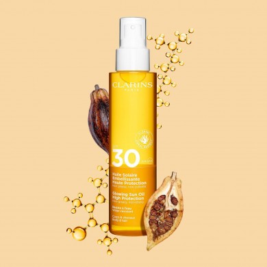 Huile Solaire Embellissante Haute Protection Spf30 Clarins